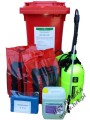 MZE-SSG+D-120L - mobilny zestaw ekologiczny - sorbent sypki granulat + dyspergent - 120L