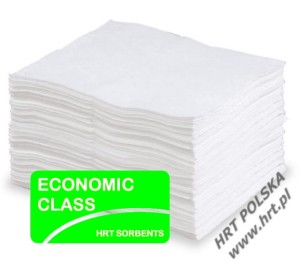 SMOC4050.50 - sorbent for oil only - thin mat ECONOMIC 0.40m x 0.50m - 50 pcs.