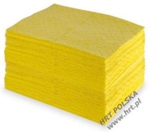 SMCHC4050.200 - sorbent chemiczny - mata cienka ECONOMIC 0,40m x 0,50m - 200 szt. Atest PZH