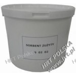 PVC container for used Absodan Plus or PROFI-SORB sorbent
