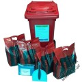 MZE-SSG-120L - mobile ecological kit - loose granulate sorbent - 120L